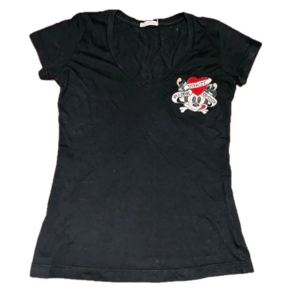 エドハーディー ミッキーマウス 半袖Tシャツ Sサイズ