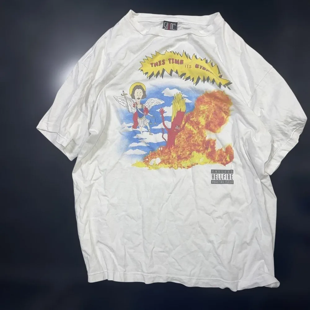 SAINT MICHAEL プリントTシャツ ホワイト 2XL