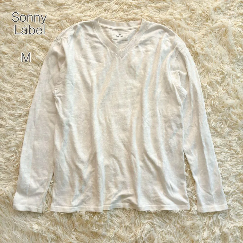 【サニーレーベル】アーバンリサーチ メンズ Vネックプルオーバー ロングTシャツ