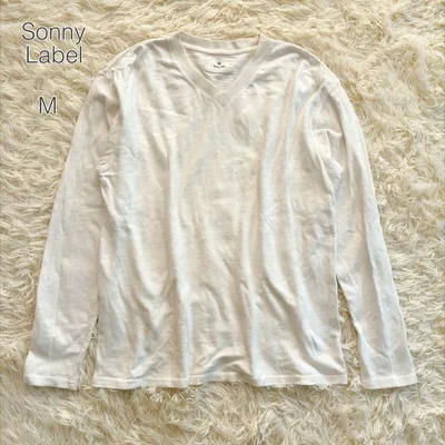 【サニーレーベル】アーバンリサーチ メンズ Vネックプルオーバー ロングTシャツ