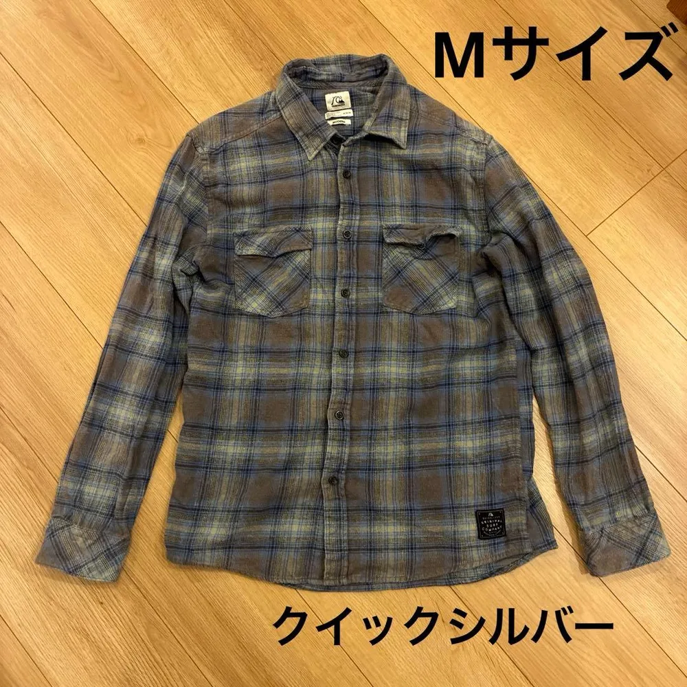 QUIKSILVER クイックシルバー ネルシャツ Mサイズ