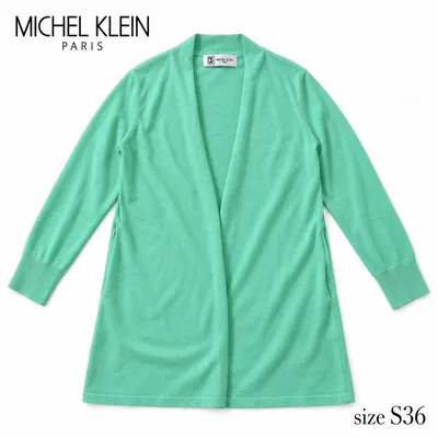 MICHEL KLEIN ミッシェルクラン カーディガン ミント 36 タグ付き