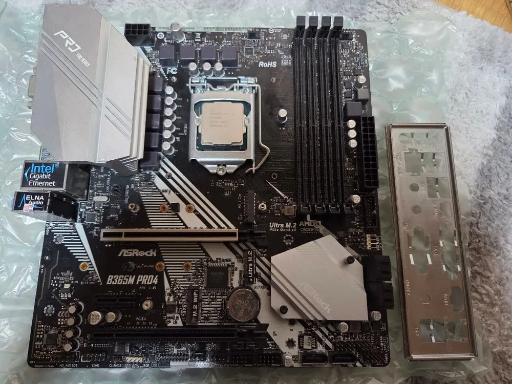 ASRock B365M PRO4 + Intel Core i5-9400F