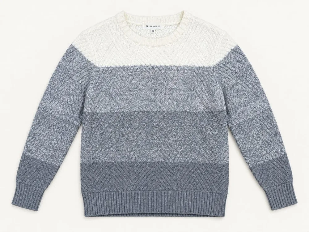 THE SHOP TK クルーネックニット Mサイズ