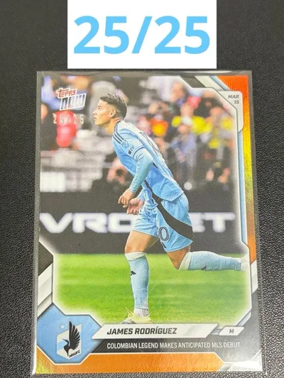 Topps Now James Rodriguez 25枚限定 シリアル