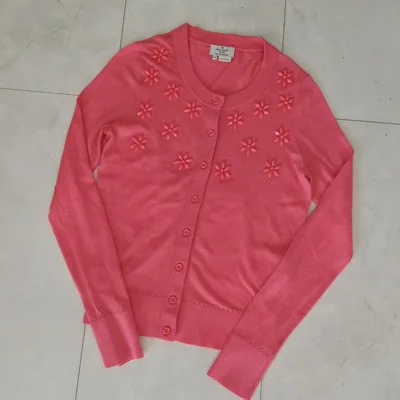 kate spade 花柄ビジュー カーディガン ボレロ 美品✨️