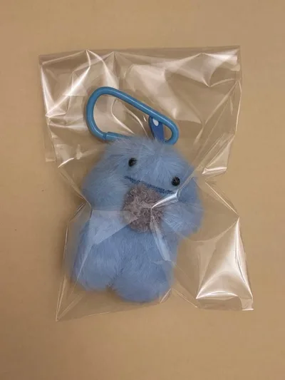 ユニ・チャーム ウェーブくん ぬいぐるみマスコット ほこり離さない ガチャ