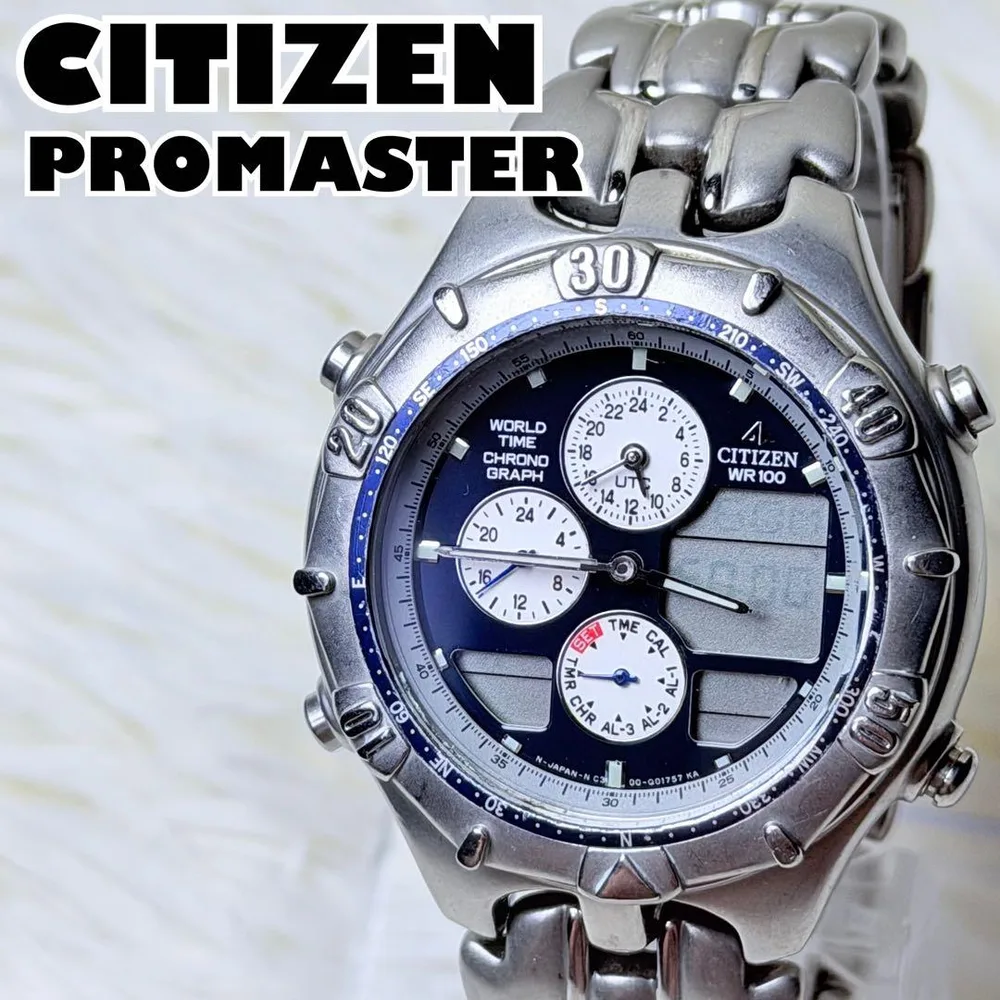 ✨極美品✨CITIZEN PROMASTER C300 クロノグラフ WR100