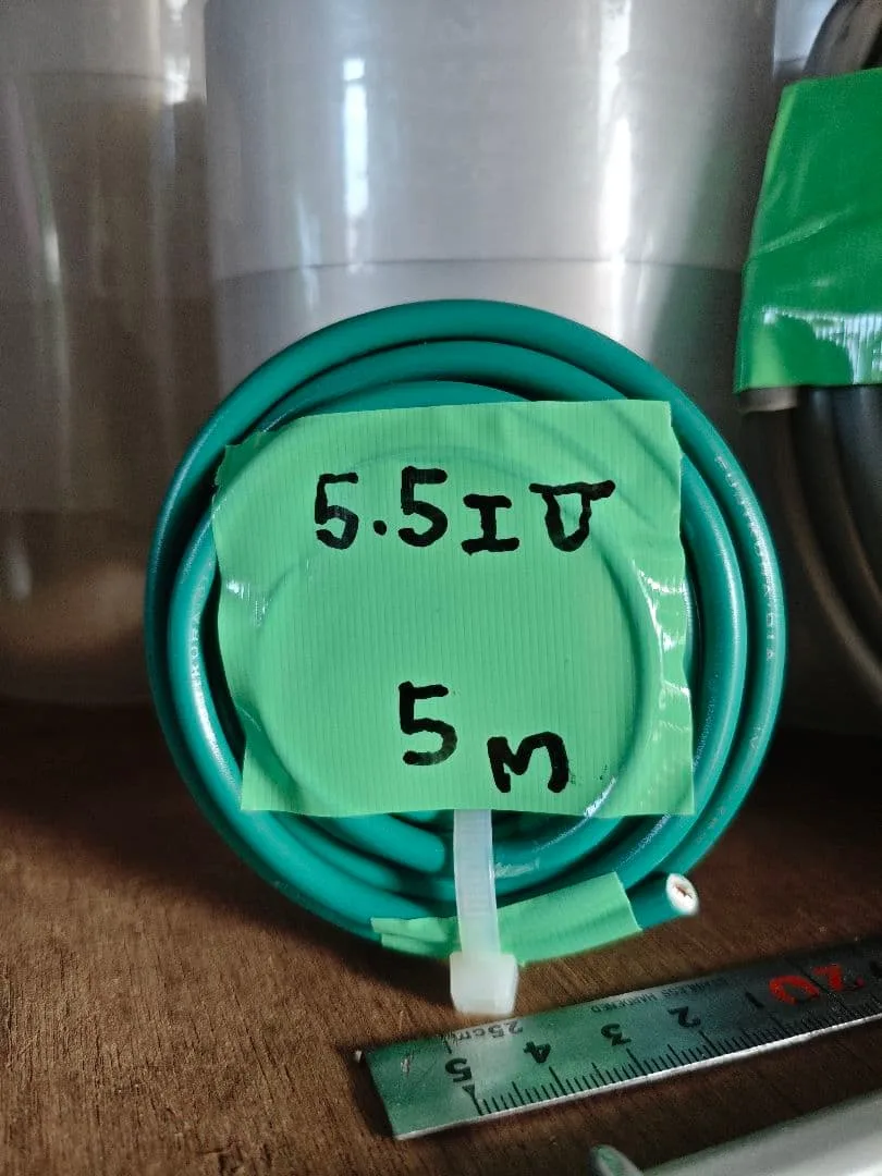 IV電線 5.5sq 緑 5m巻 切売り
