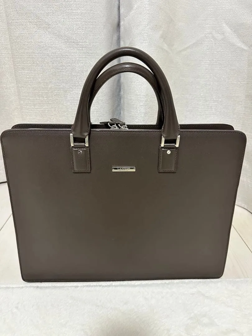 LANVIN COLLECTION ビジネスバッグ ブラウン メンズ