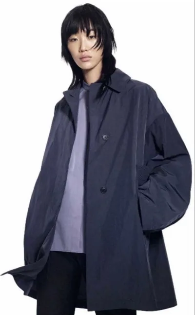 UNIQLO +J オーバサイズライトコート 黒 サイズM ユニクロ