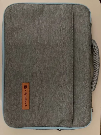dynabook ノートパソコンケース PCバッグ グレー ハンドル付き