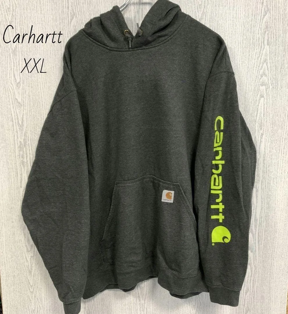 Carhartt カーハート プリント フーディー プルオーバー XXL 美品