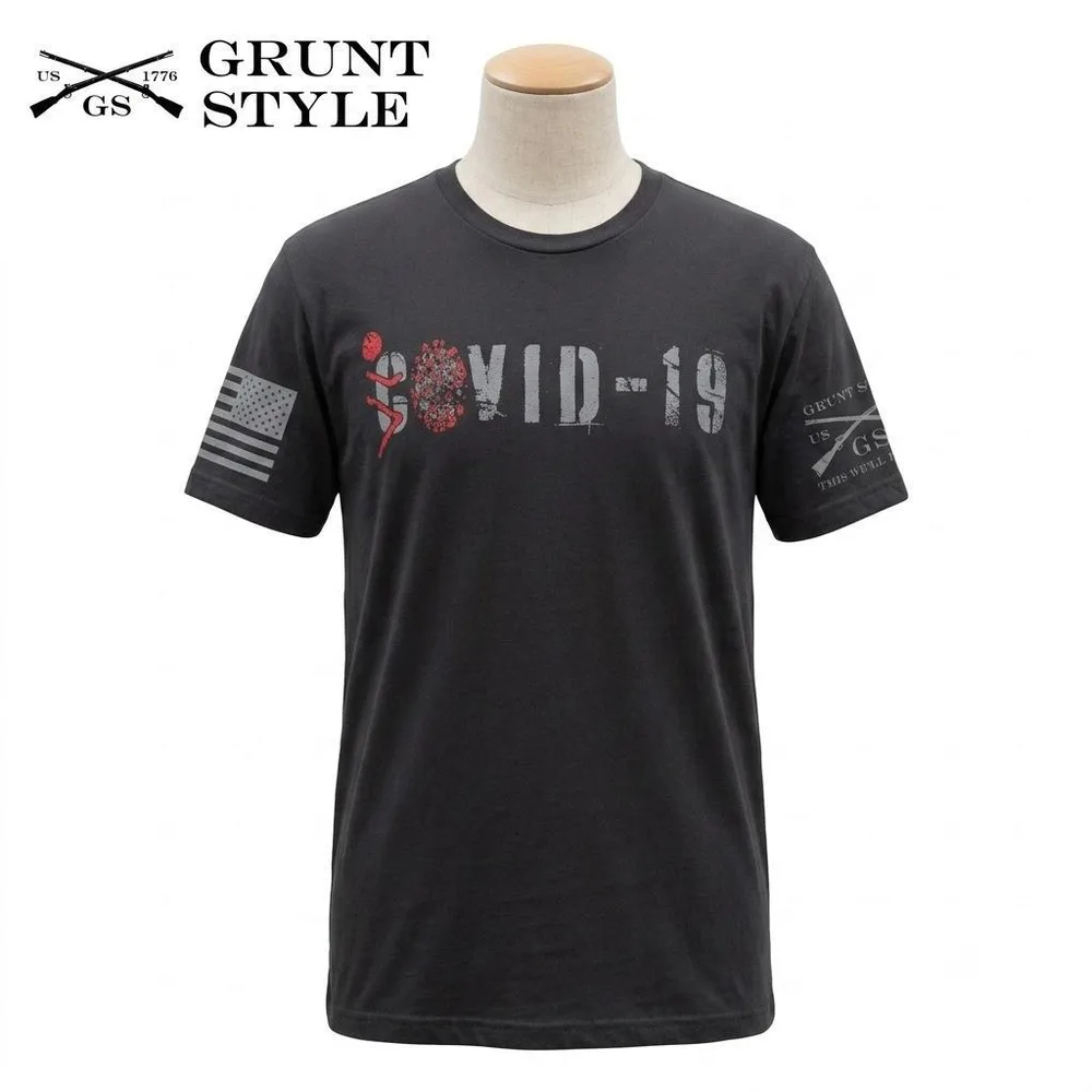 GRUNT STYLE Tシャツ ミリタリー XL 黒 プリント