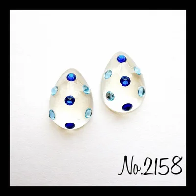No.2158 レジンピアス レジンイヤリング ハンドメイドアクセサリー