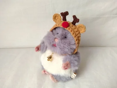 はむにぎり クリスマス トナカイの被り物