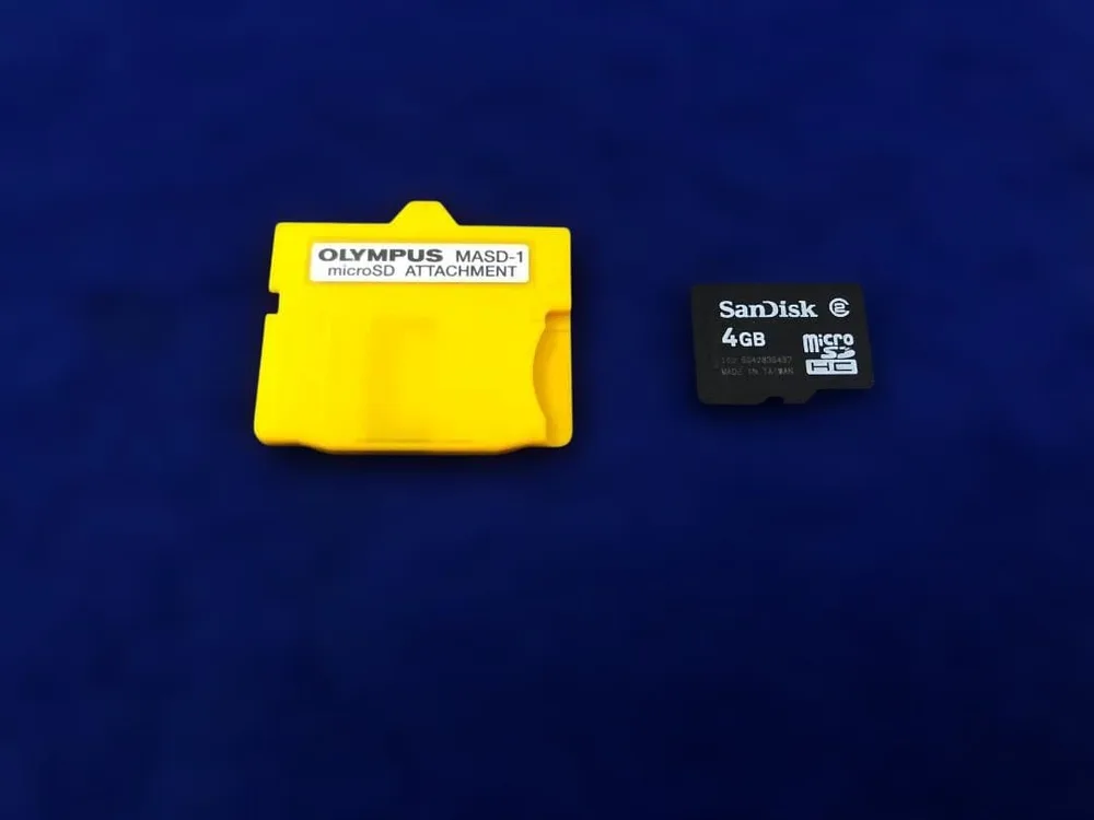 C949 OLYMPUS MASD-1 microSD アダプター 4GBセット