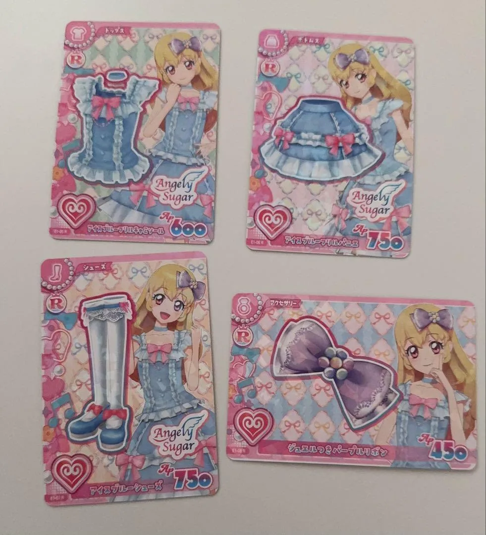 アイカツ アンコール カード エンジェリーシュガー アイスブルーコーデ