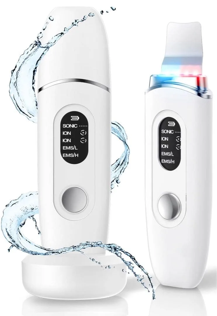 超音波ピーリング 美顔器 ウォーターピーリング EMS 防水