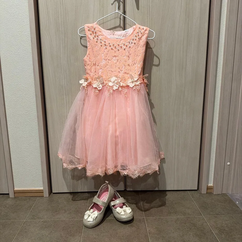 キッズ フォーマルドレス セット110cm ピンク
