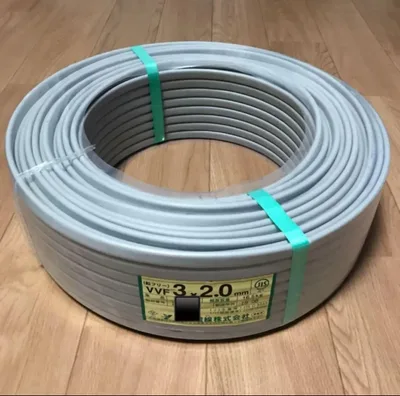 VVFケーブル 2.0mm-3c (黒 白 赤)②