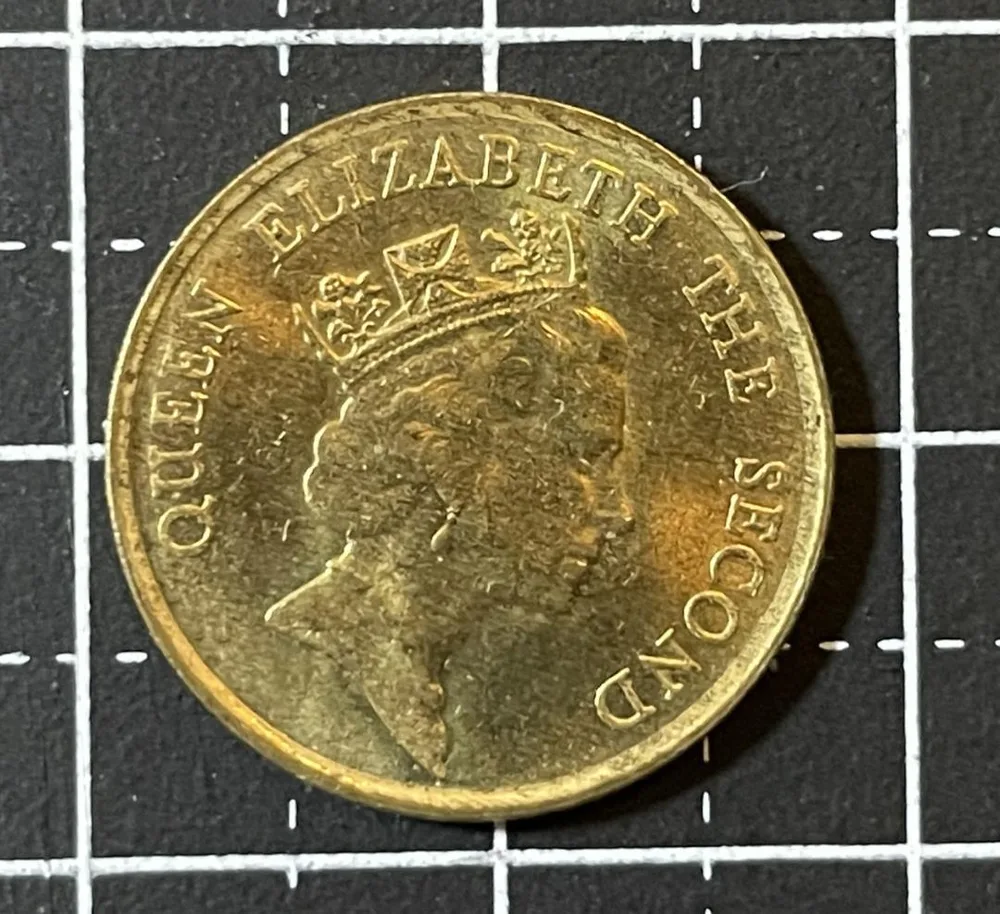 เหรียญฮ่องกง Dime Queen Elizabeth II HK039 ปี 1987