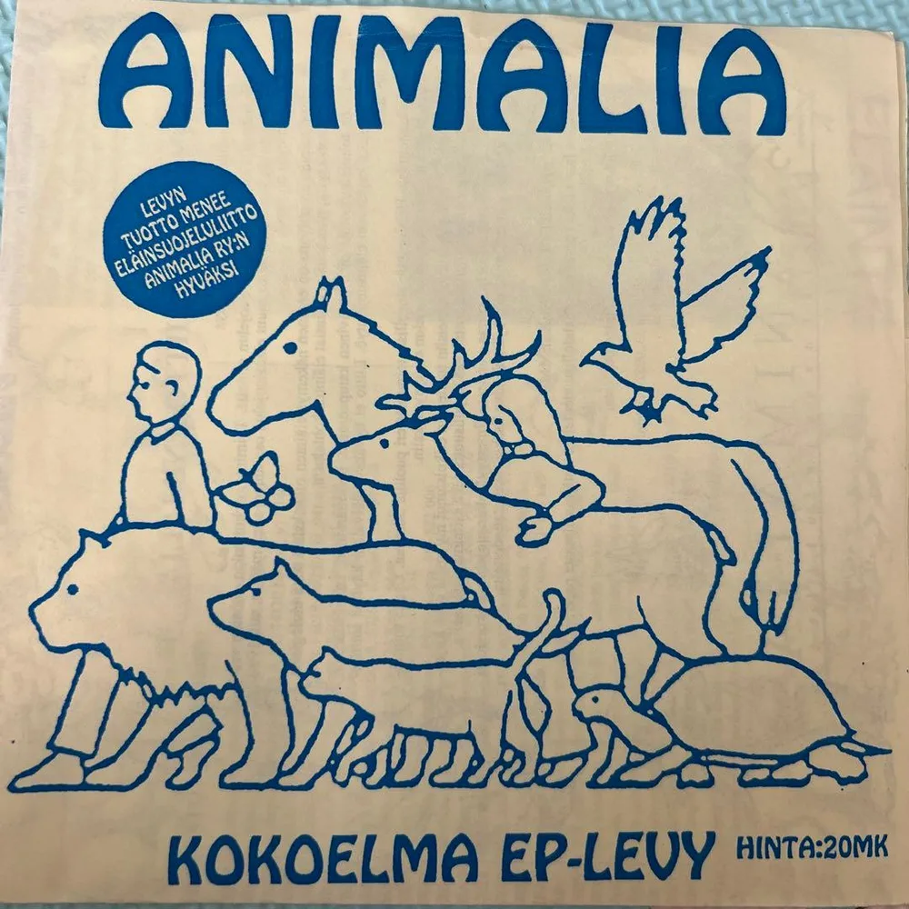 ANIMALIA KOKOELMA EP-LEVY แผ่นเสียง 7 นิ้ว