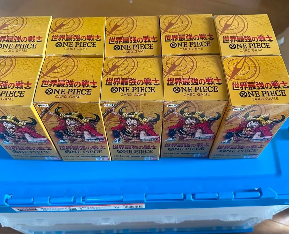 ワンピースカード 世界最強の戦士 10BOXセット テープ付き 新品未開封