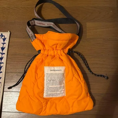 THEATRE PRODUCTS キルティング 巾着 ショルダーバッグ
