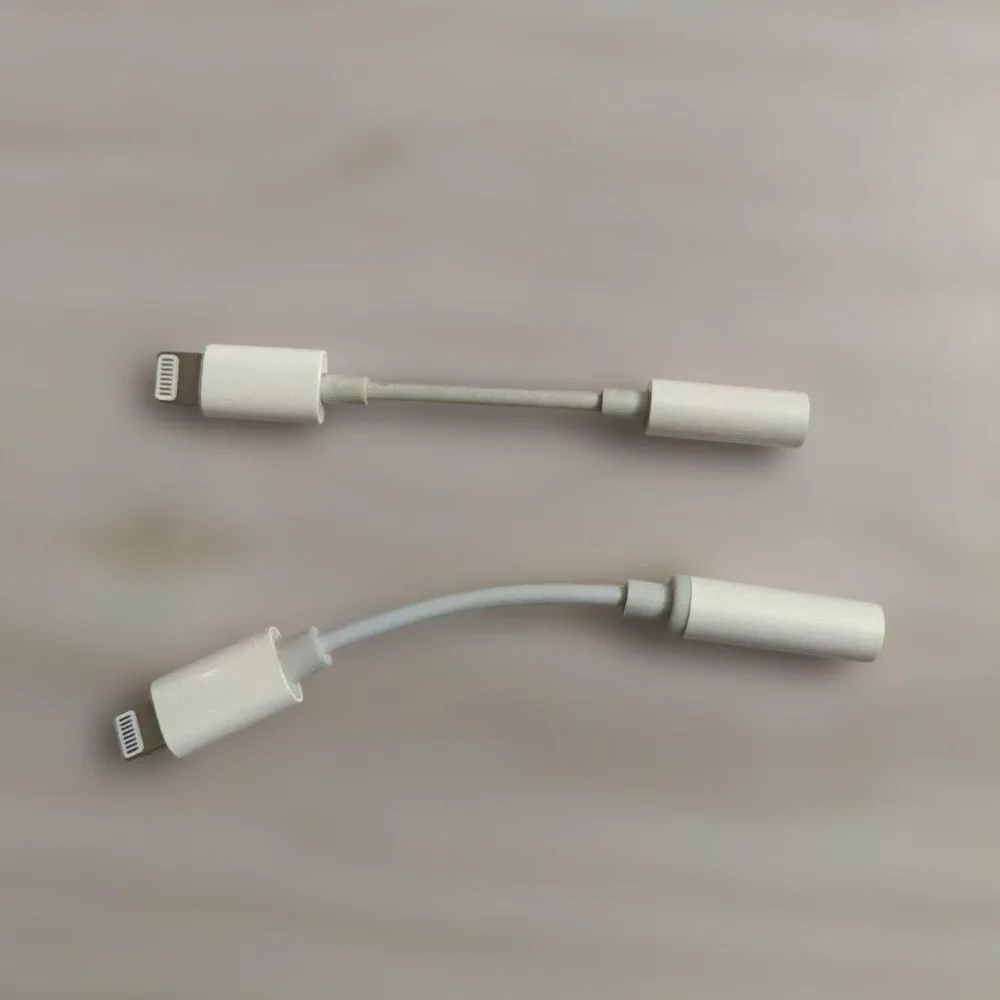 Lightning - 3.5mm ヘッドフォンジャックアダプタ 2本セット