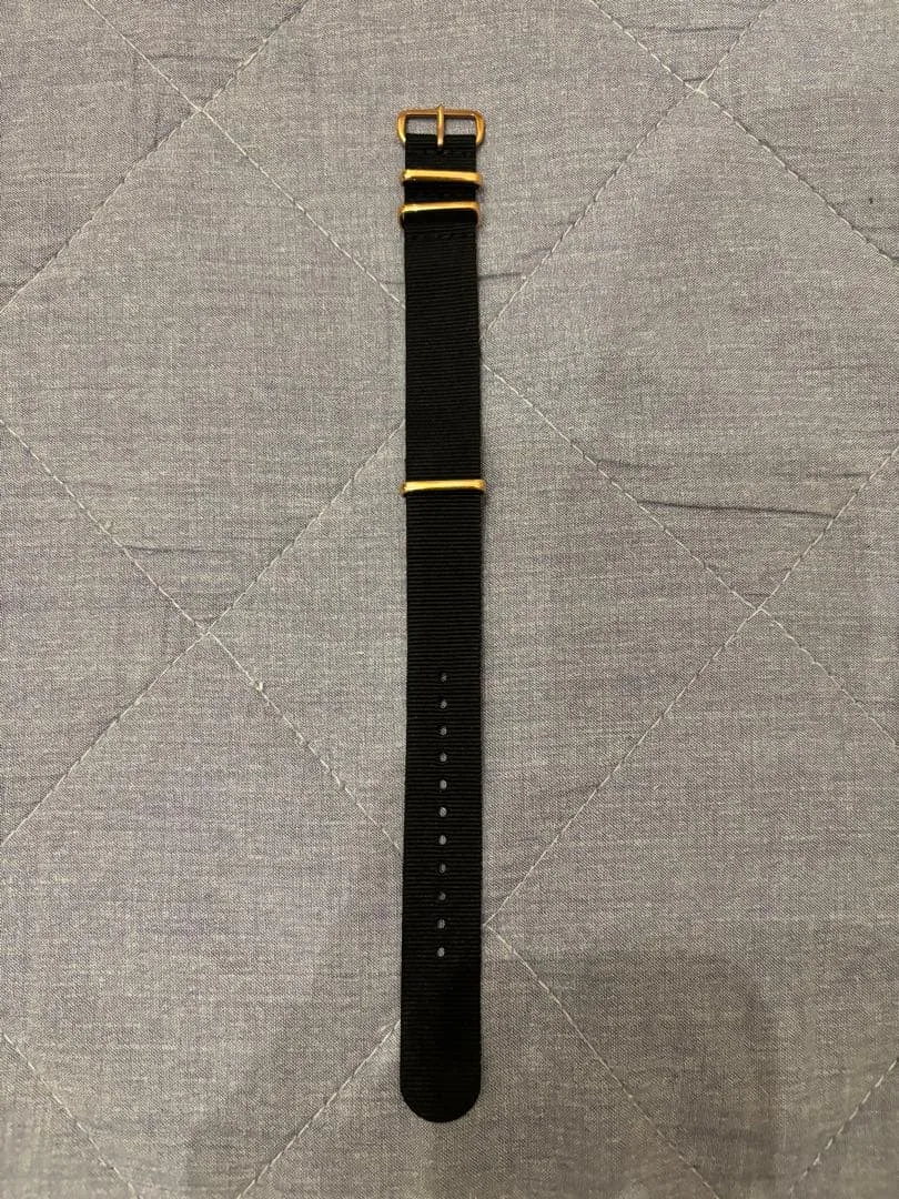 カシス TYPE NATO IP ブラック×ローズゴールド 20mm