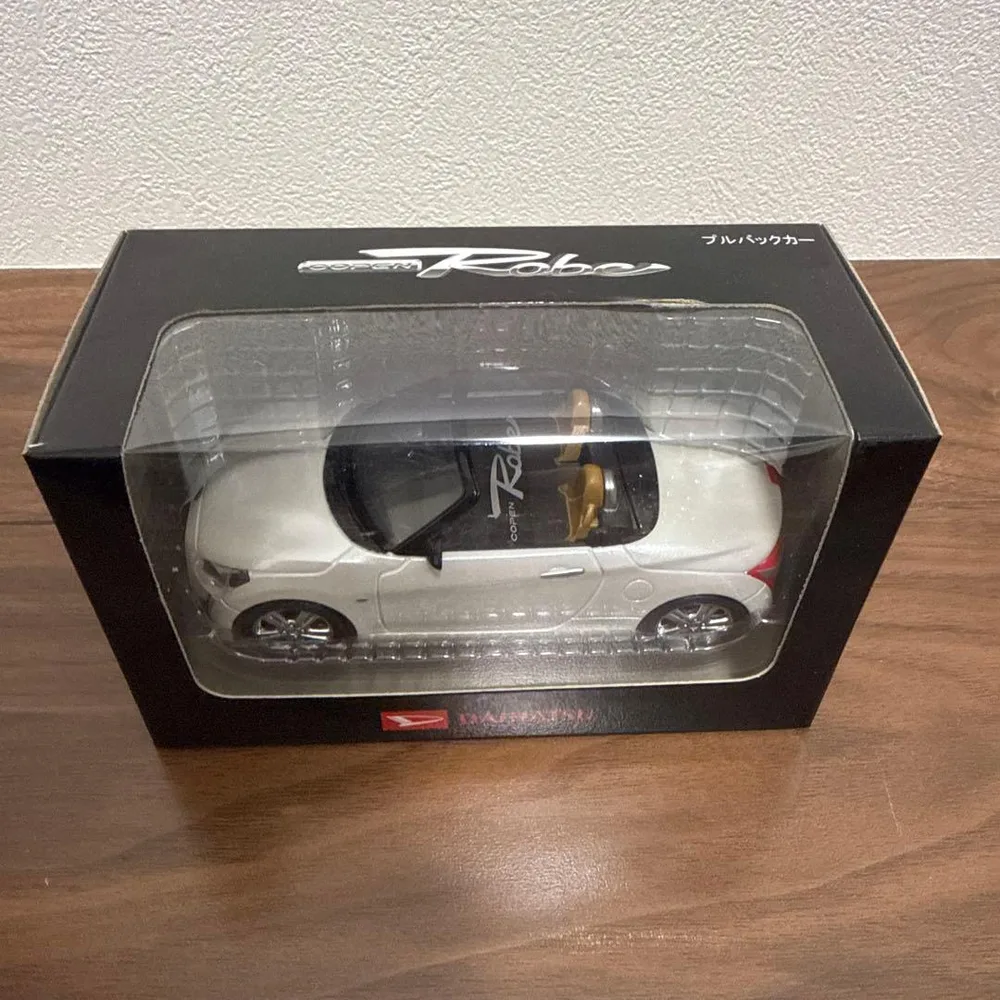 ダイハツ コペン ローブ Robe プルバックカー ホワイト ミニカー 非売品