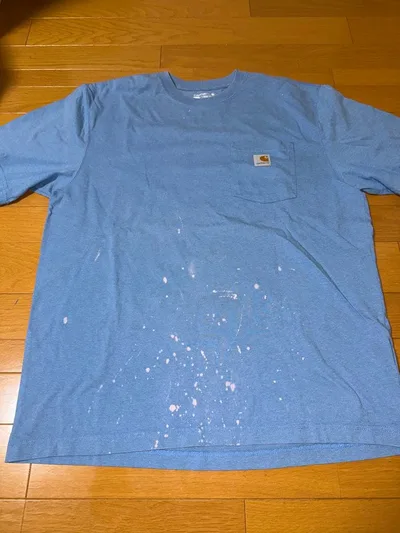 Carhartt K87 ポケットTシャツ ライトブルー L