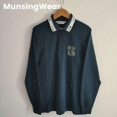 MUNSINGWEAR レディース ゴルフウェア 長袖 シャツ ネイビー M
