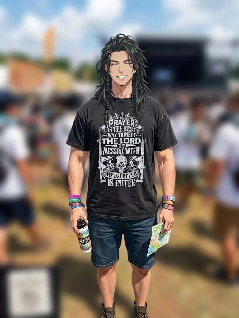 ミリタリー系 英文メッセージTシャツ 黒 XL 古着‼