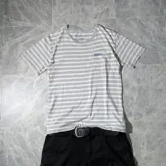 archive s/s tee fade striped street y2k