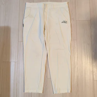JACK BUNNY ゴルフパンツ ホワイト メンズ サイズ6(XL)