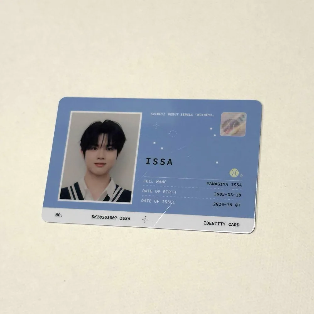 KO1KEYZ ISSA 柳谷伊冴 IDカード トレカ