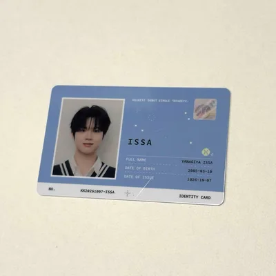 KO1KEYZ ISSA 柳谷伊冴 IDカード トレカ