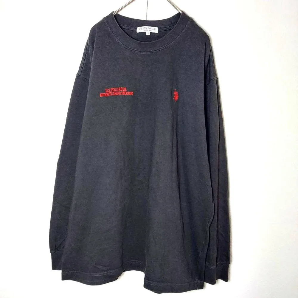 ユーエスポロアッスン 長袖カットソー ロンT オーバーサイズ クルーネック XL