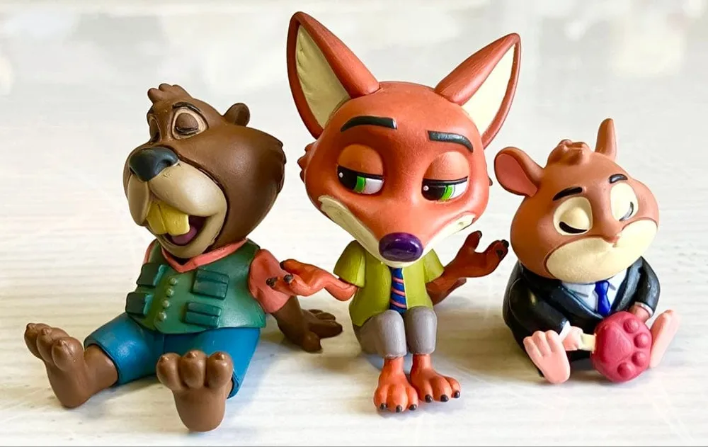ピクサー ズートピア ミニフィギュア3種