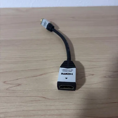 HDMIミニ変換アダプタ 7cm