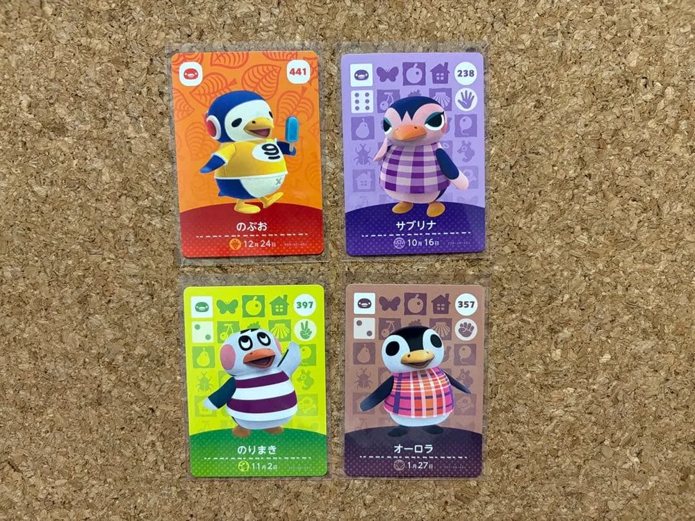 あつ森amiiboカード ペンギン住民セット