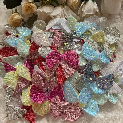 デコレーションパーツ 天使の羽 パッチ ワッペン ハンドメイド 手芸 素材