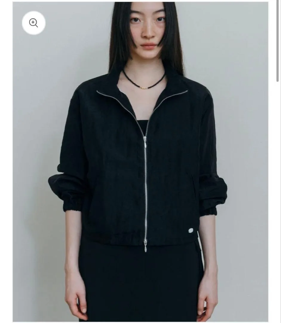 【新品】 Muori Washed Sheer Blouson/black