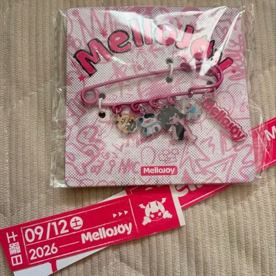 非売品Mellojoy メロジョイ ピンバッジ ポップアップ ノベルティ