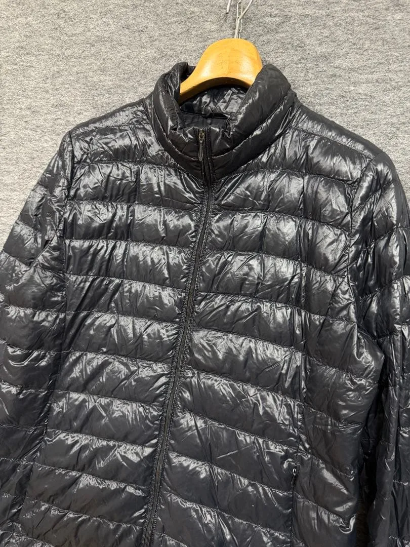 UNIQLO ユニクロ ライトダウンジャケット ブラック 軽量 XL