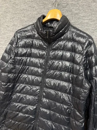 UNIQLO ユニクロ ライトダウンジャケット ブラック 軽量 XL