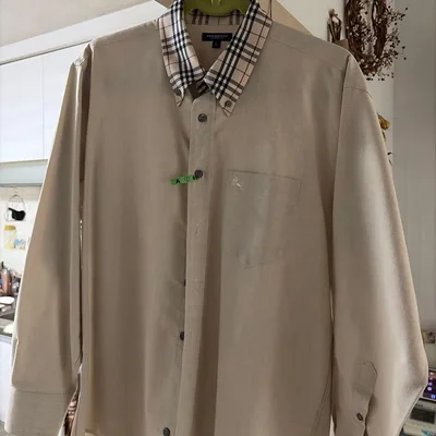 BURBERRY LONDON 長袖シャツ ベージュ L