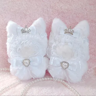 B.215 ぬい服 12cm ちびぐるみ 着ぐるみ いつぬい 白メイドねこセット